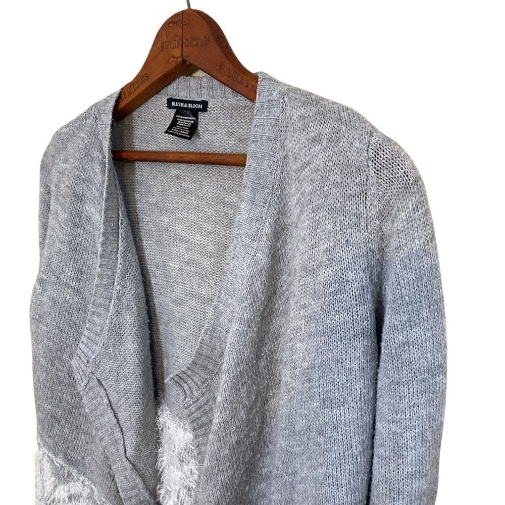 Blush & Bloom Open Front Sweater - Picture 3 of 7